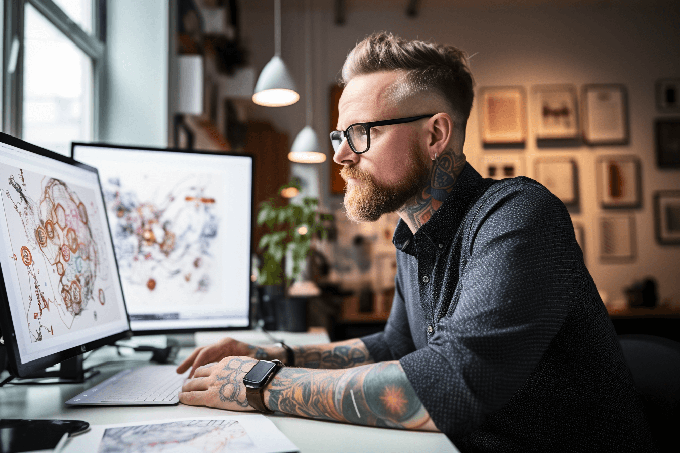 jeevanator_A_focused_man_sitting_at_a_clean_organized_desk_in_a_c44a7368-d3b4-4894-a58f-06fb715bef3f-1